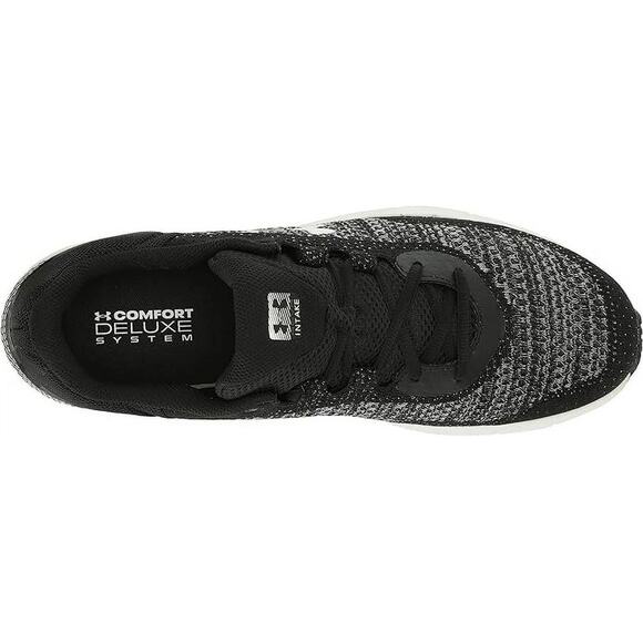 UNDER ARMOUR Men's HOVR Intake 6 Running Shoe, Black & White Size 11 - Picture 2 of 15